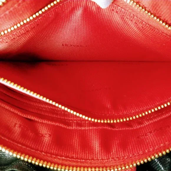 Coach Red Wristlet with Removable Matching Pouch - Picture 7 of 15